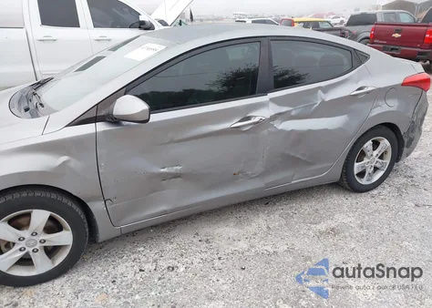 2013 Hyundai Elantra Gls from USA, damaged, VIN KMHDH4AE4DU891934